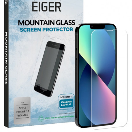 Eiger - iPhone 13 PRO MAX Protection écran MOUNTAIN GLASS Clair