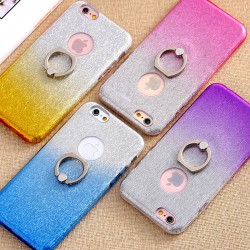 Coque ultra pailletée support bague Apple iPhone 6/6S