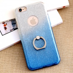 Coque ultra pailletée support bague Apple iPhone 6/6S Plus