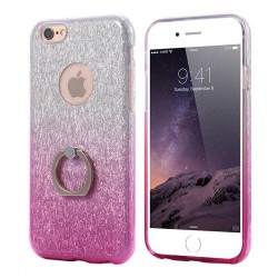 Coque ultra pailletée support bague Apple iPhone 6/6S Plus