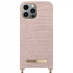 iDeal of Sweden - iPhone 13 PRO MAX Coque Misty Rose Croco