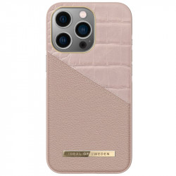 iDeal of Sweden - iPhone 13 PRO Coque Rose Smoke Croco