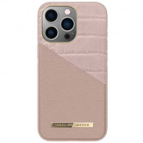 iDeal of Sweden - iPhone 13 PRO Coque Rose Smoke Croco