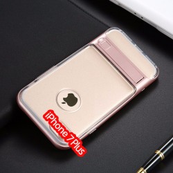 Coque bimatière transparente avec béquille Apple iPhone 7 Plus
