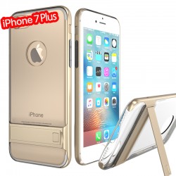 Coque bimatière transparente avec béquille Apple iPhone 7 Plus