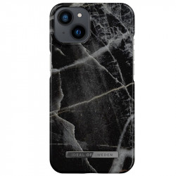 iDeal of Sweden - iPhone 13 Mini Coque Black Thunder Marble