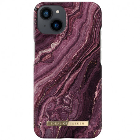 iDeal of Sweden - iPhone 13 Mini Coque Golden Plum Marble