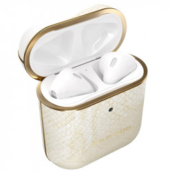 iDeal of Sweden - AirPods 1 / AirPods 2 Coque Cream Gold Snake