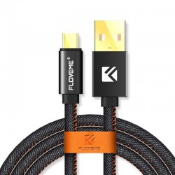 Câble microUSB 1mt Floveme Denin Texture