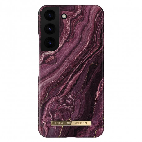 iDeal of Sweden - Galaxy S22 Plus 5G Coque Golden Plum Marble