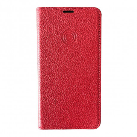 Mike Galeli - Galaxy S22 Plus 5G Etui cuir MARC Rouge