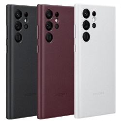 Samsung - Galaxy S22 Ultra 5G Coque cuir EF-VS908L Leather