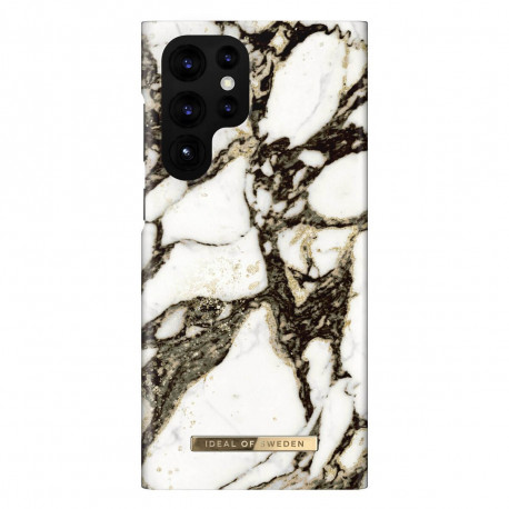 iDeal of Sweden - Galaxy S22 Ultra 5G Coque Calacatta Golden Marble