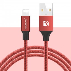 Câble Lightning 1.20mt Floveme Nylon tressé