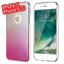 Coque silicone gel ultra pailletée Apple iPhone 6/6S