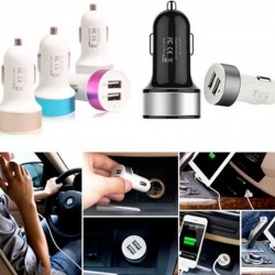 Chargeur de voiture Dual USB 5V 3.1A