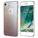 Coque silicone gel ultra pailletée Apple iPhone 7 Or