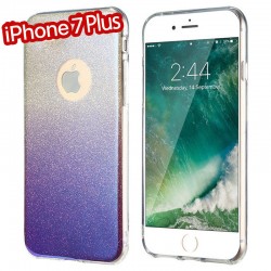 Coque silicone gel ultra pailletée Apple iPhone 7 Plus