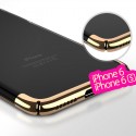 Coque rigide transparente contours métallisés Apple iPhone 6/6S