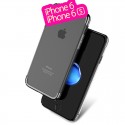 Coque rigide transparente contours métallisés Apple iPhone 6/6S