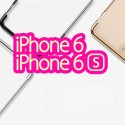 Coque rigide transparente contours métallisés Apple iPhone 6/6S