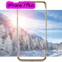 Coque rigide transparente contours métallisés Apple iPhone 7/8 Plus