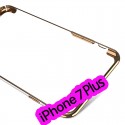 Coque rigide transparente contours métallisés Apple iPhone 7/8 Plus