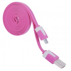 Câble plat 1mt USB-microUSB