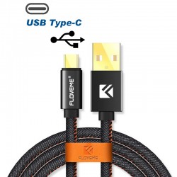 Câble USB type-C 1mt Floveme Denin Texture