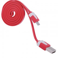 Câble plat 1mt USB-microUSB