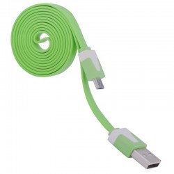 Câble plat 1mt USB-microUSB