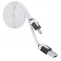 Câble plat 1mt USB-microUSB