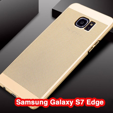 Coque rigide FLOVEME MESH Samsung Galaxy S7 Edge Or