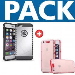 Coque Dual Layer Hybrid + Coque Flash Calling Apple iPhone 6/6S