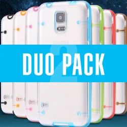 DuoPack Coque transparente Luminious Samsung Galaxy S5