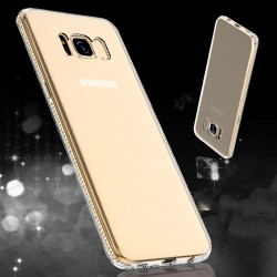 Coque souple Floveme Crystal contours strass Samsung Galaxy S8 Plus