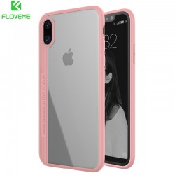 Coque rigide FLOVEME ultra-Clear contours Bumper antichoc Apple iPhone X