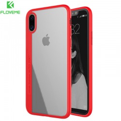 Coque rigide FLOVEME ultra-Clear contours Bumper antichoc Apple iPhone X
