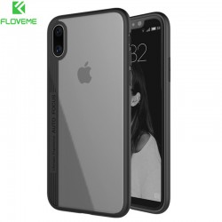 Coque rigide FLOVEME ultra-Clear contours Bumper antichoc Apple iPhone X
