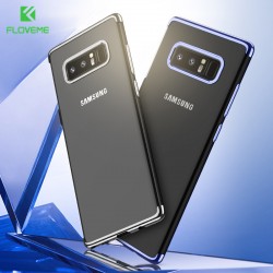 Coque silicone gel FLOVEME 3D Plating contours métallisé Samsung Galaxy Note 8