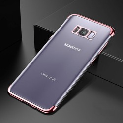 Coque silicone gel FLOVEME 3D Plating contours métallisé Samsung Galaxy S8
