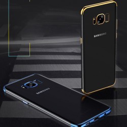 Coque silicone gel FLOVEME 3D Plating contours métallisé Samsung Galaxy S8 Plus