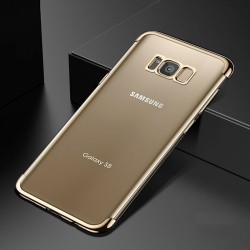 Coque silicone gel FLOVEME 3D Plating contours métallisé Samsung Galaxy S8 Plus