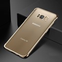 Coque silicone gel FLOVEME 3D Plating contours métallisé Samsung Galaxy S8 Plus Or
