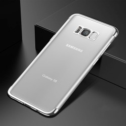 Coque silicone gel FLOVEME 3D Plating contours métallisé Samsung Galaxy S8 Plus