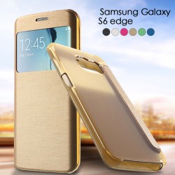 Etui folio Window View Samsung Galaxy S6 Edge