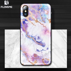 Coque rigide FLOVEME Effet Marbré Apple iPhone X