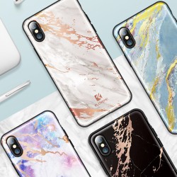 Coque rigide FLOVEME Effet Marbré Apple iPhone X