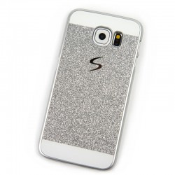 Coque pailletée Powder Glitter Samsung Galaxy S6 Rose