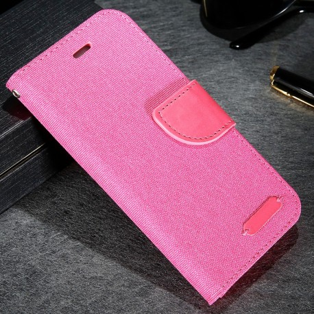 Etui folio CLOTH SKIN Apple iPhone 6/6S Rose